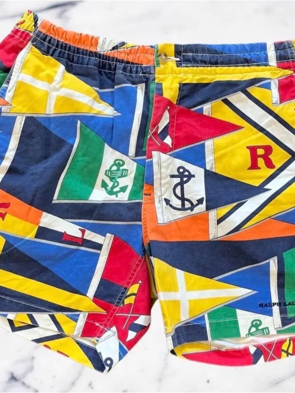 Polo by Ralph Lauren Multicolor Nautical Flag shorts Trunks